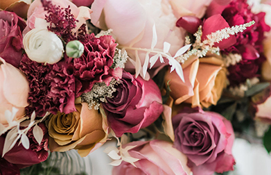 Beautiful wedding bouquet