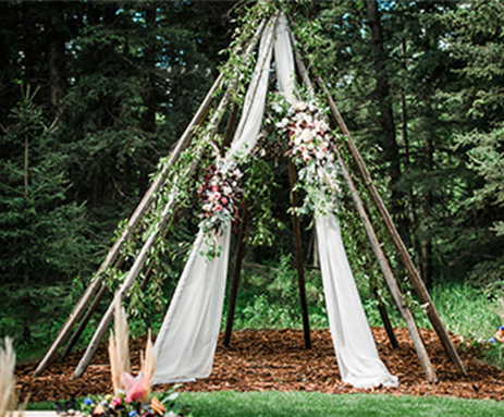 Florals for weddinging ceremony